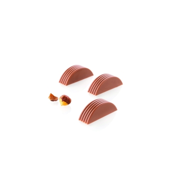 MOULE TRITAN SILIKOMART 24 PRALINES RAYURES