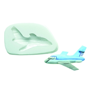 MOULE SILIKOMART AVION - DIM MAX 47X25 MM - GAMME SUGARFLEX